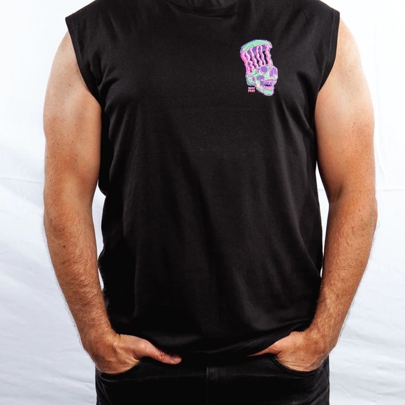 Riot Fest 2023 Mens/Unisex Skull Bender Shredder Tank Top NWOT SMALL - Picture 3 of 5